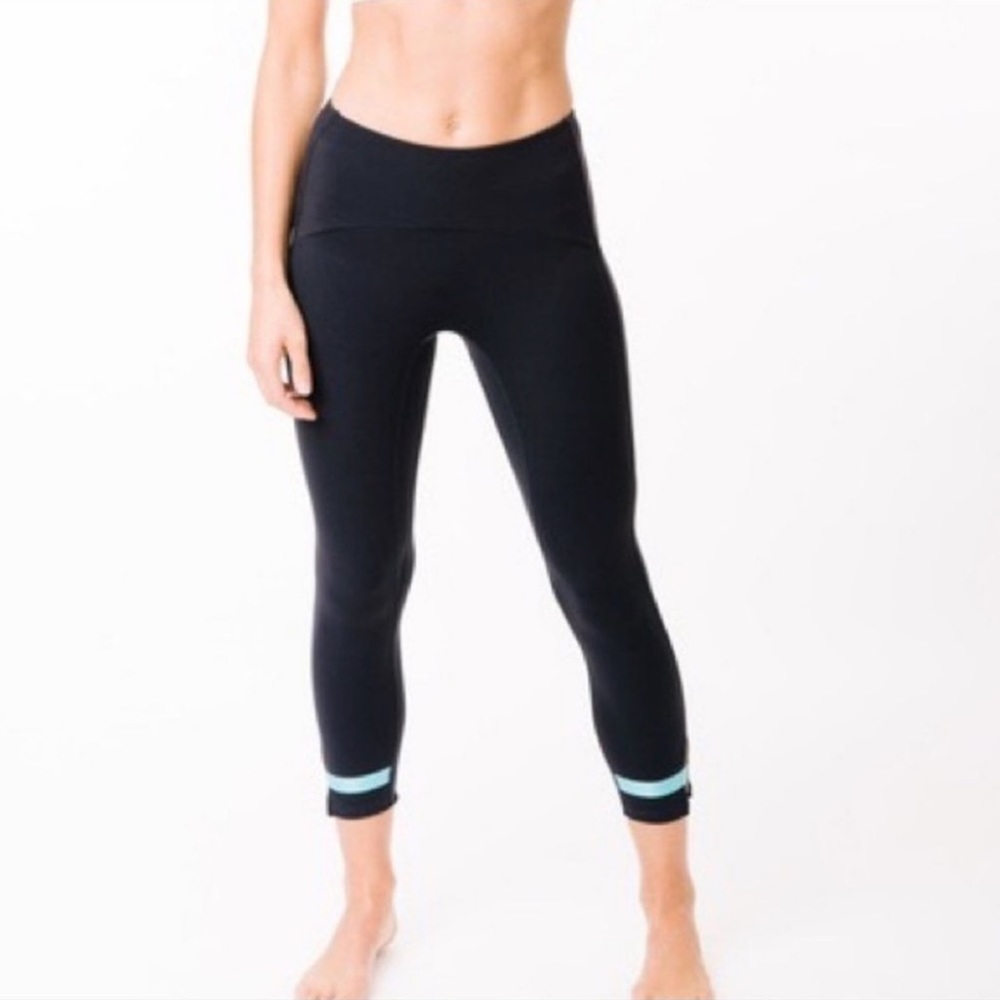 Zyia navy strap deluxe high rise